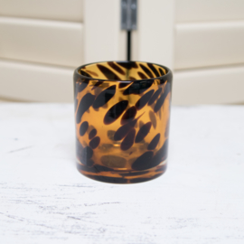 Candle Holder Leopard Small