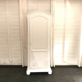 Narrow white closet