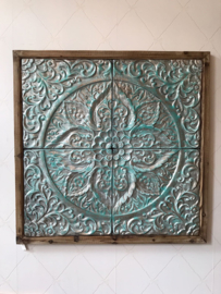 Wall decoration turquoise