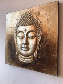 Wall decoration Buddha gold