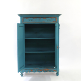 Turquoise cabinet
