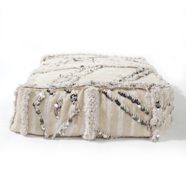 Pouf ibiza sequins