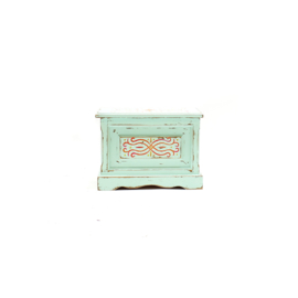 Shipping costs | Hand-painted turquoise box / case