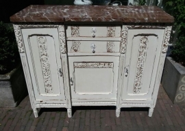 Commode met marmeren blad 