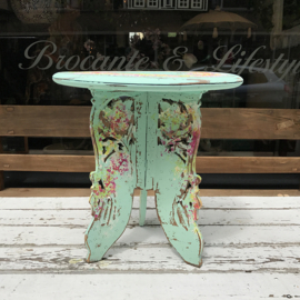 Indonesian painted table tall