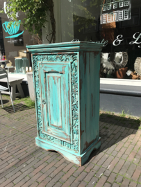 Turquoise cabinet