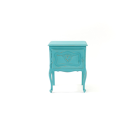 Turquoise hand-painted box