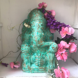 Turquoise Ganesha buddha