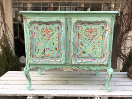 Turquoise cabinet