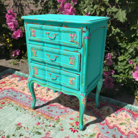Turquoise cabinet