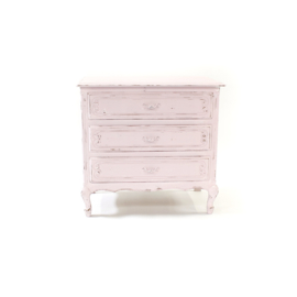 Pink hand-painted cabinet
