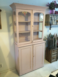 Powder pink cabinet