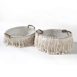 Boho basket shells