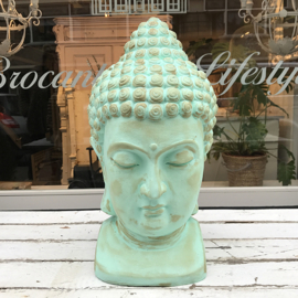 Turquoise buddha hoofd