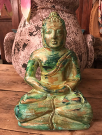 Buddha turquoise goud
