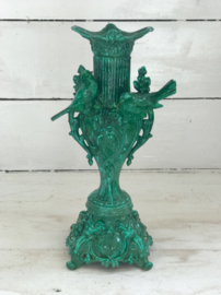 Candle holder turquoise