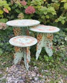 Indonesian painted table - Small