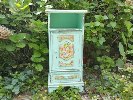 Ibiza small cabinet sea green / blue