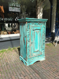 Turquoise cabinet