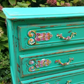 Turquoise Ibiza Cabinet