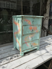 Small cabinet turquoise