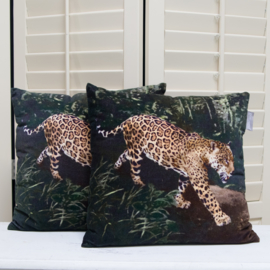 Leopard Cushion Velor