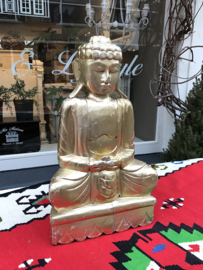 Wooden Buddha gold