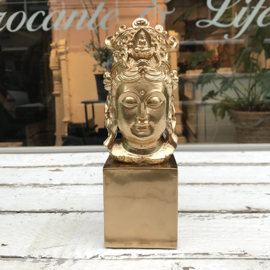 Gouden mini buddha hoofd