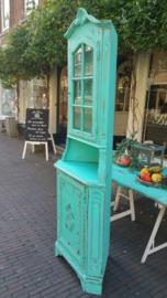 Turquoise Ibiza Corner Cabinet