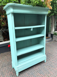 Turquoise open kast