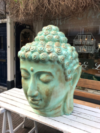 Groot buddha hoofd turquoise