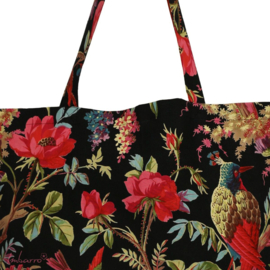 Tote bag/ tas paradise zwart  - Imbarro