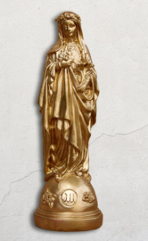 Klein Mariabeeldje - goudkleurig