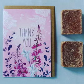 Amberblokjes & Thank you card