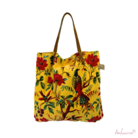 Shopper/ tas Paradise geel - Imbarro