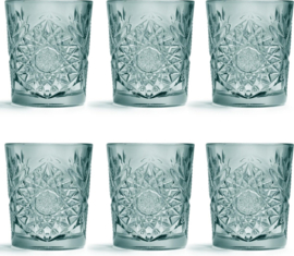 Green Libbey Hobstar drinkglazen - set van 6