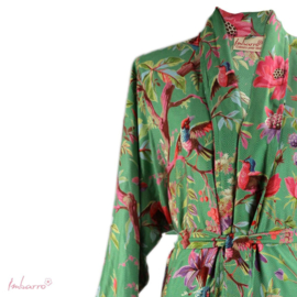 Kimono Paradise groen - Imbarro