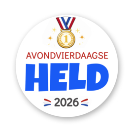 Sluitstickers – Avondvierdaagse Held 2026