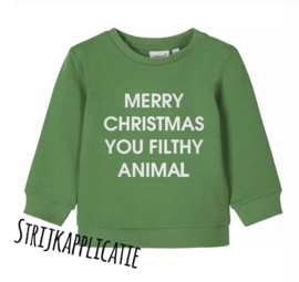 Merry Christmas You Filthy animal