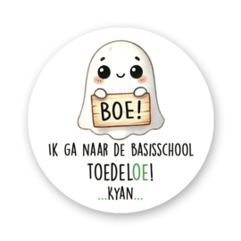 Traktatie stickers -Boe