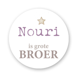 Sluitstickers Geboorte – Naam is Grote Broer