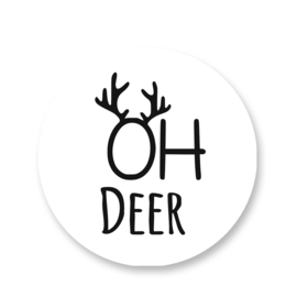 Sluitstickers kerst - Oh Deer