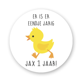 Traktatiestickers – Er is er eendje jarig! |