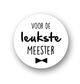 Voor de leukste meester