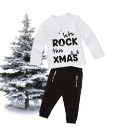 Strijkapplicatie Lets rock this Xmas