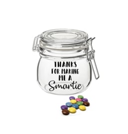 Thanks for making me a smartie