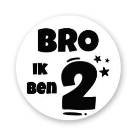 Traktatiestickers -Bro ik ben