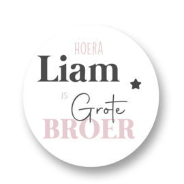 Hoera grote Broer met naam