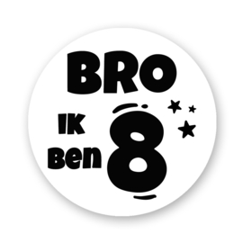 Traktatiestickers -Bro ik ben