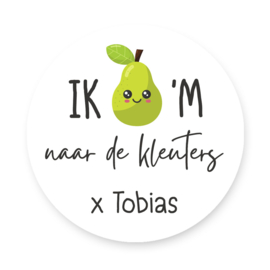 Traktatie stickers -Ik PEER 'M
